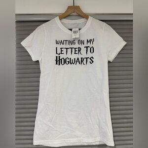 Harry Potter Letter To Hogwarts T-Shirt - NWT - Wands up for McGonagall - XL -